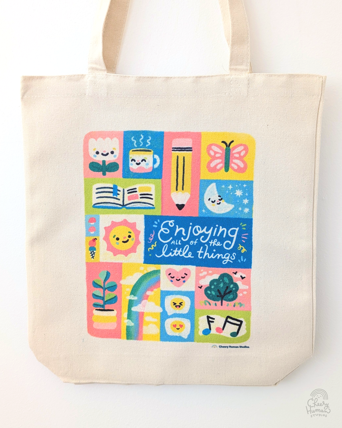 Enjoying the Little Things - Canvas Tote Bag