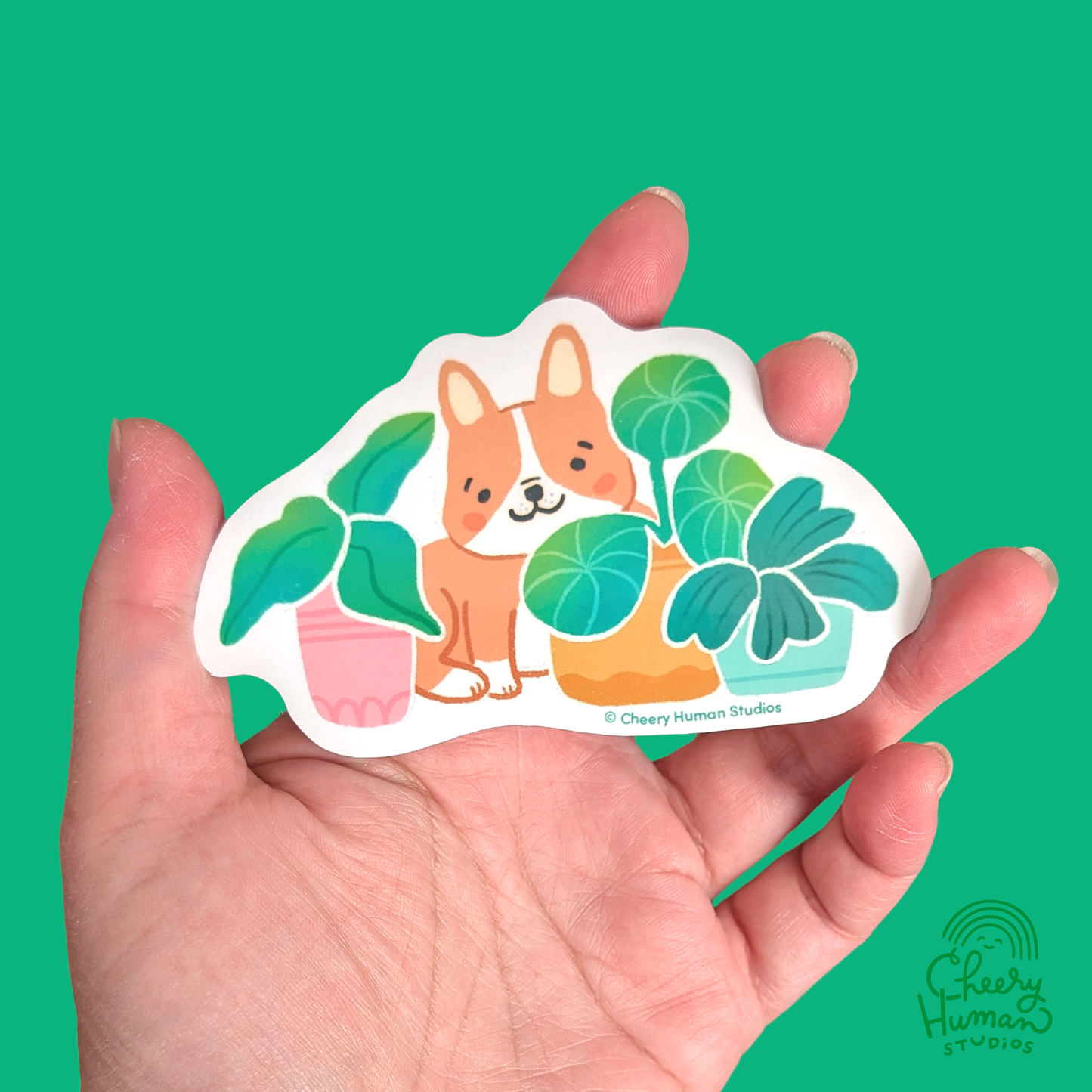 Dogs & Plants - Handmade Vinyl Stickers