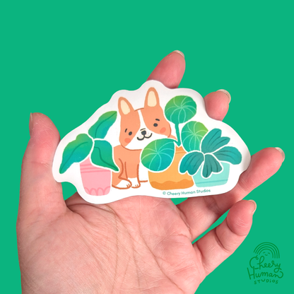 Dogs & Plants - Handmade Vinyl Stickers