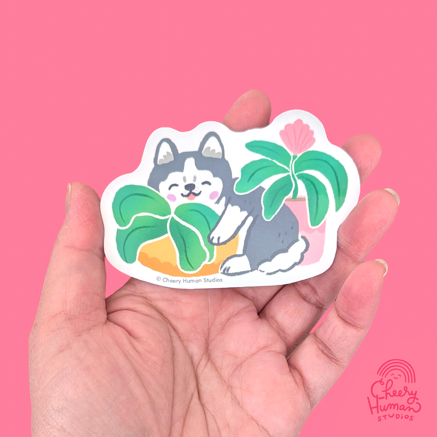 Dogs & Plants - Handmade Vinyl Stickers