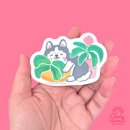 Dogs & Plants - Handmade Vinyl Stickers