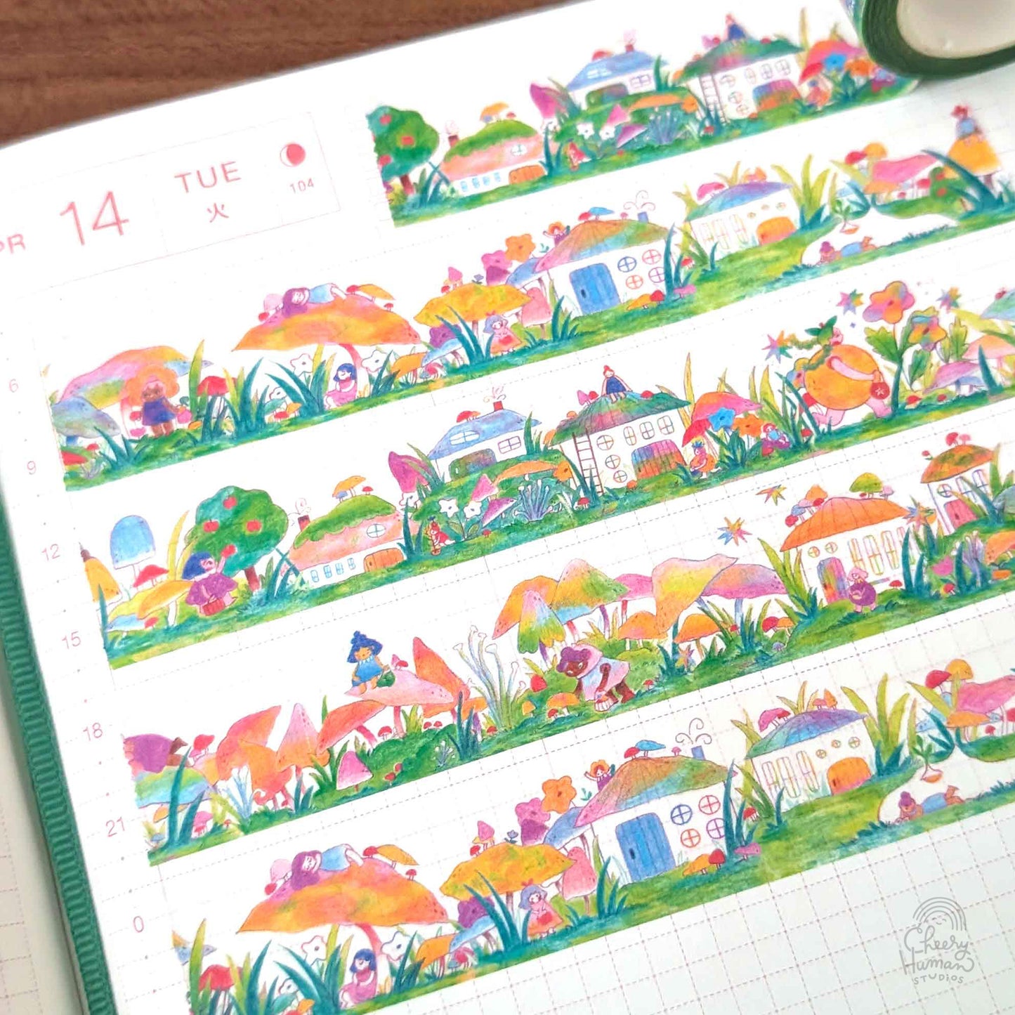 Mushroom Grove - 20mm Washi Tape