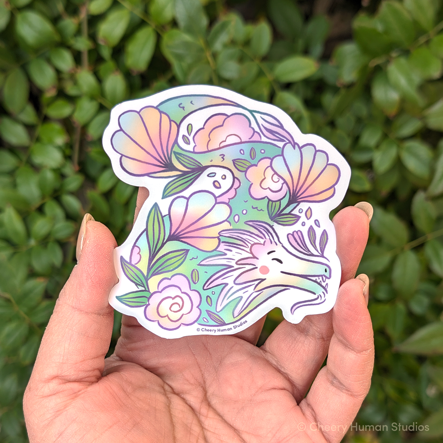 Dragon (Green) - Year of the Dragon - Handmade Vinyl Sticker