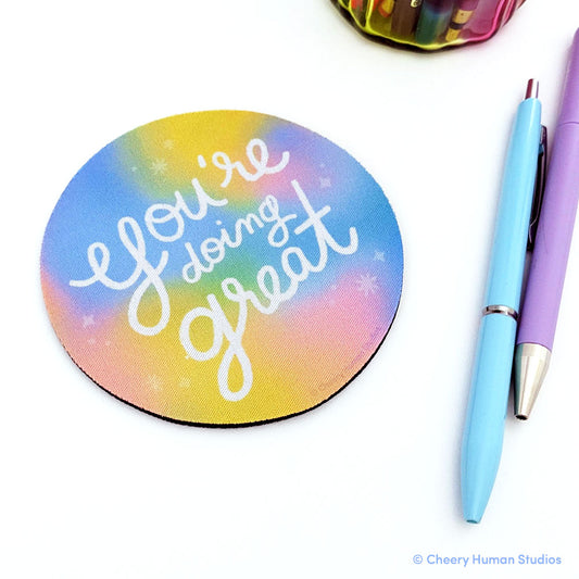 You're Doing Great Coaster | Encouraging Coaster