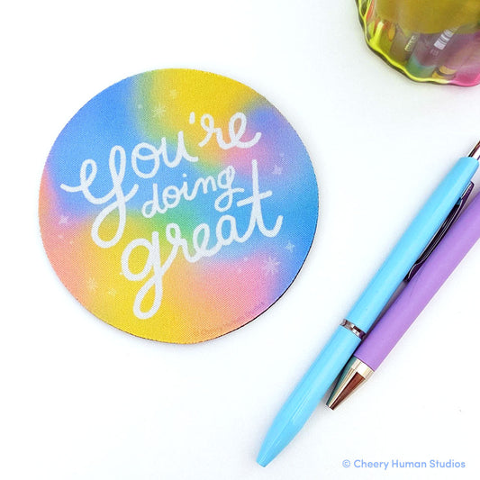 You're Doing Great Coaster | Encouraging Coaster