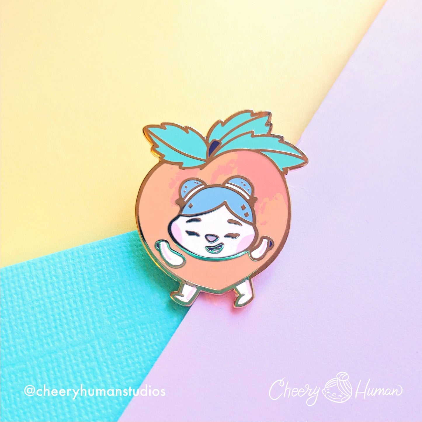 Cheery Peach - Enamel Pin