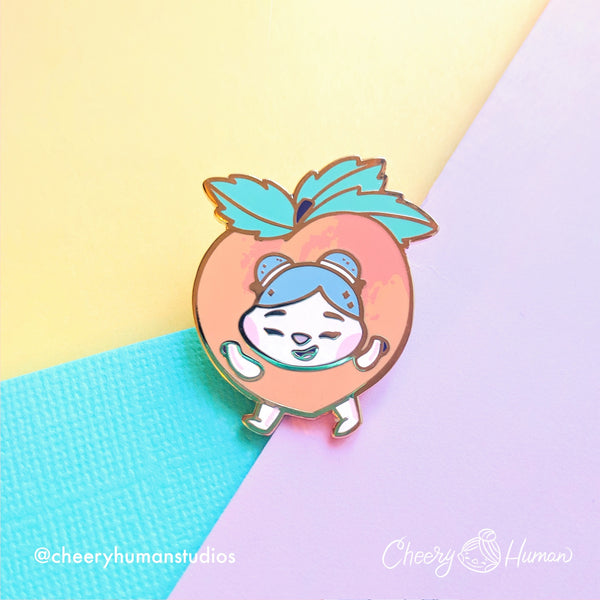 Cheery Peach - Enamel Pin