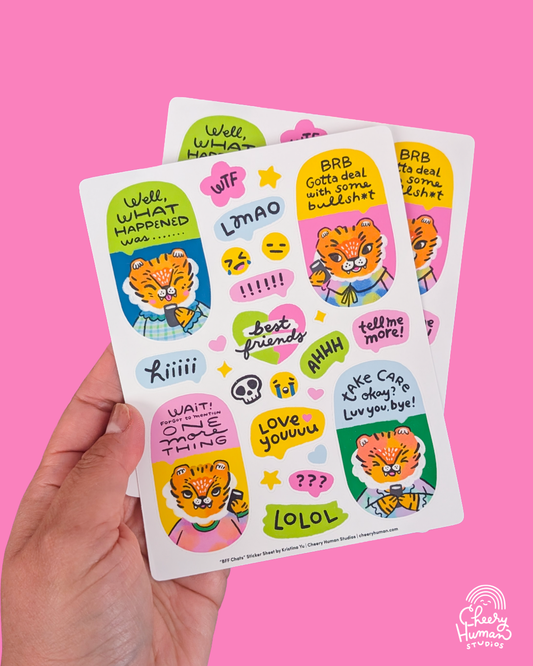 BFF Chats - Decorative Sticker Sheet