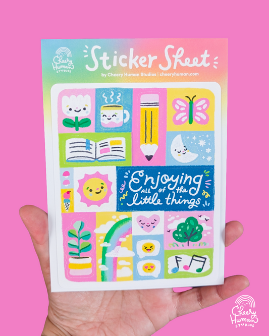 Enjoying the Little Things - Decorative Sticker Sheet