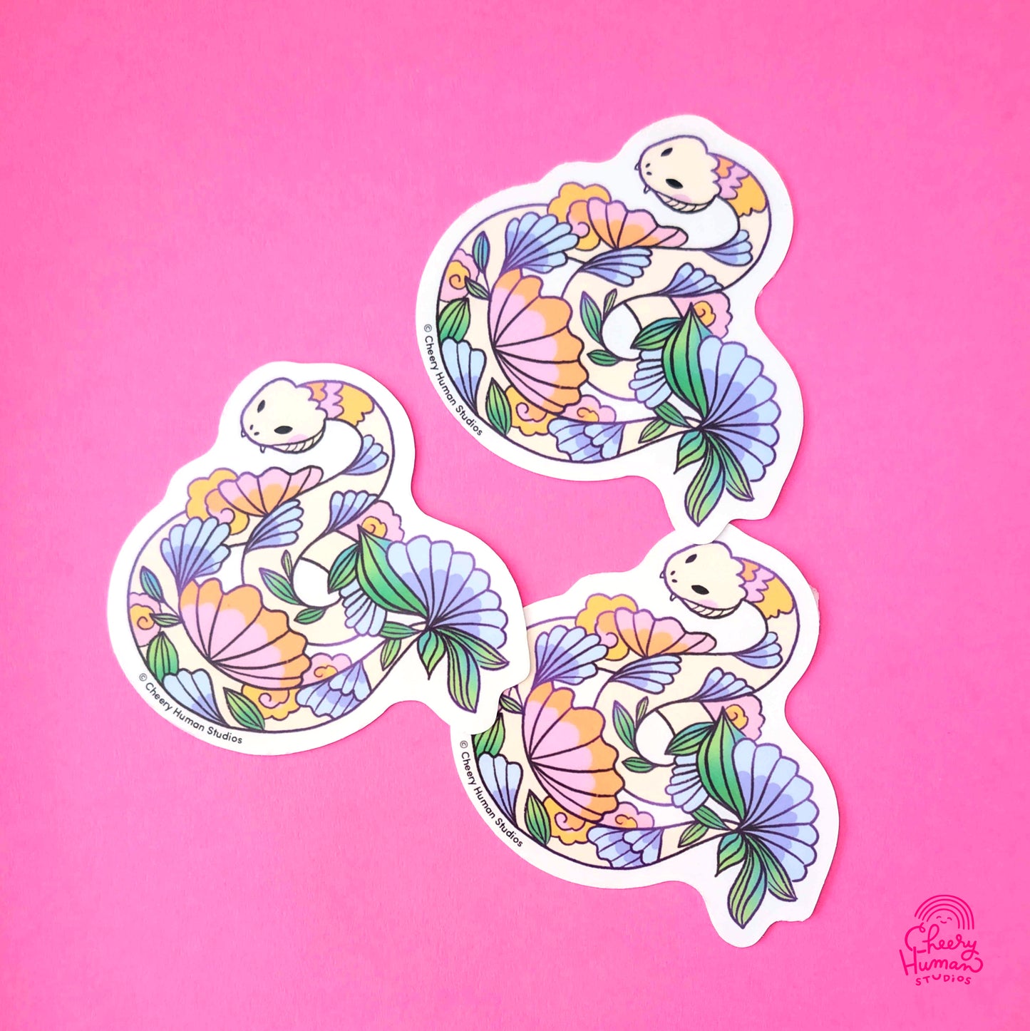 Snake 1 - Year of the Snake - Handmade Vinyl Sticker