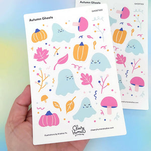 Cozy Days - Sticker Sheet  Single Sticker Sheet or Pack of 5 – Cheery  Human Studios
