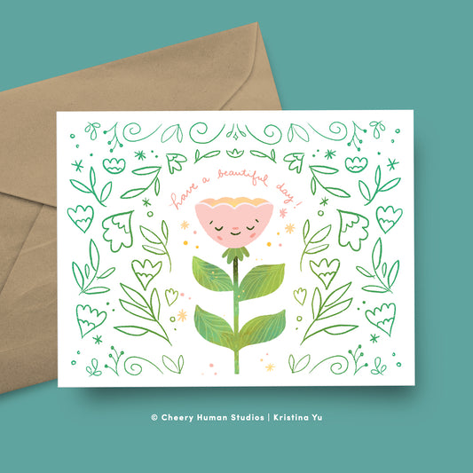 Beautiful Day Greeting Card  |  Everyday Greeting Card | Just Because Greeting Card | Thinking of You Greeting Card