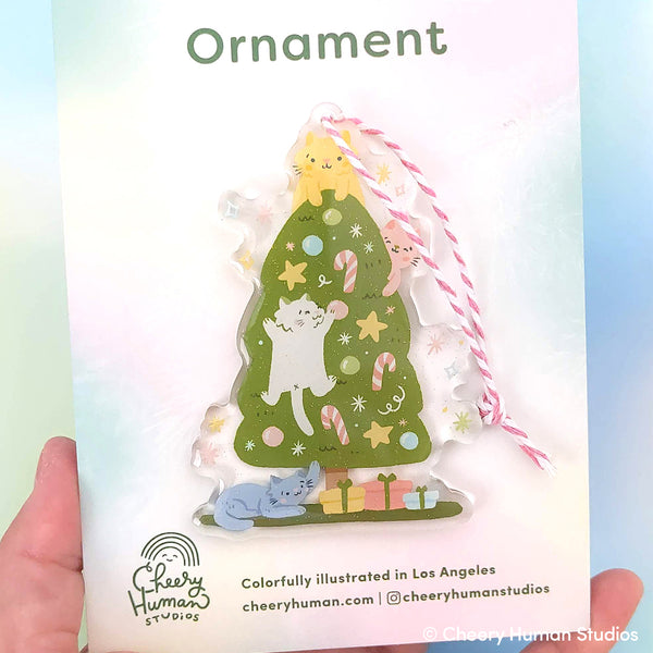 Catmas Tree Ornament | Cat Ornament | Holiday