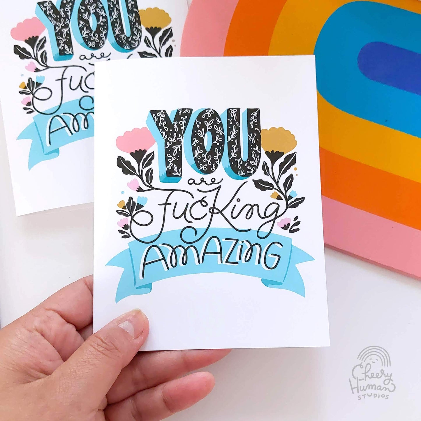F*ing Amazing - Greeting Card (Updated Design)