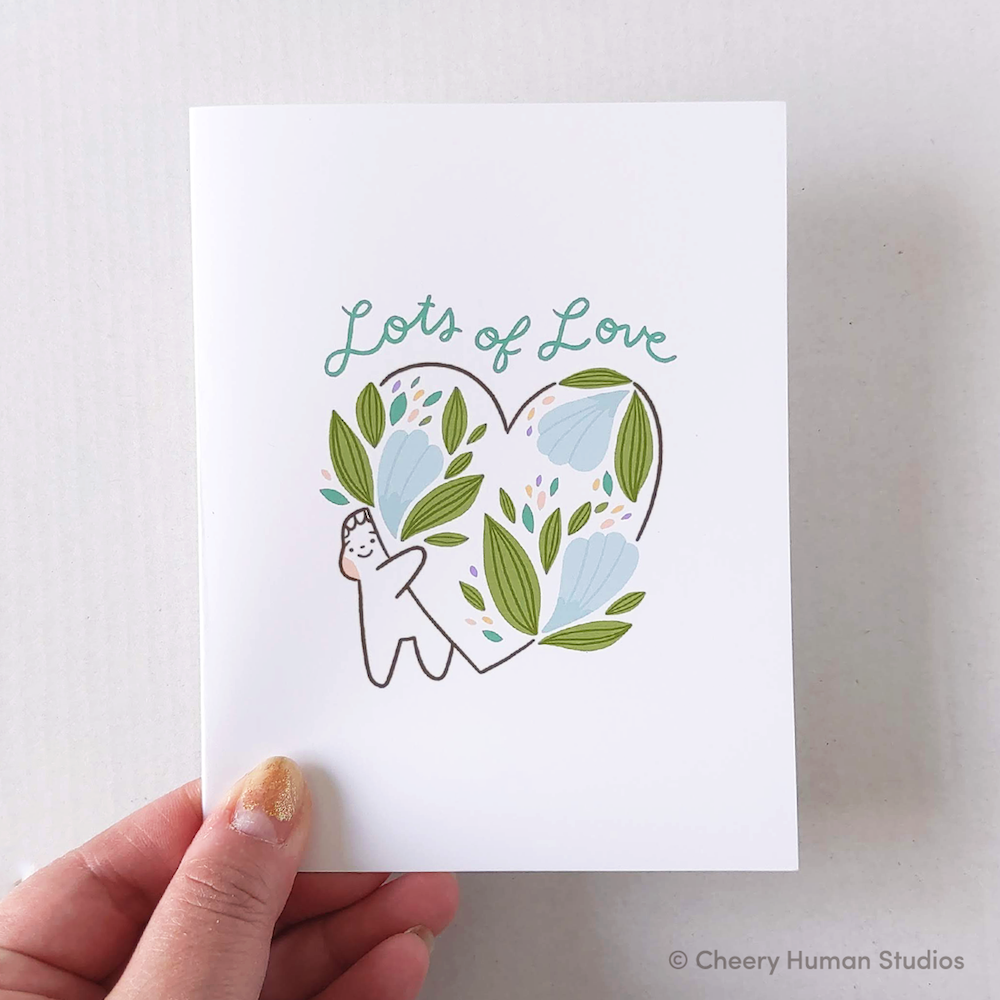 Lots of Love - Greeting Card | Everyday | Thinking of You | Love & Friendship | Valentines