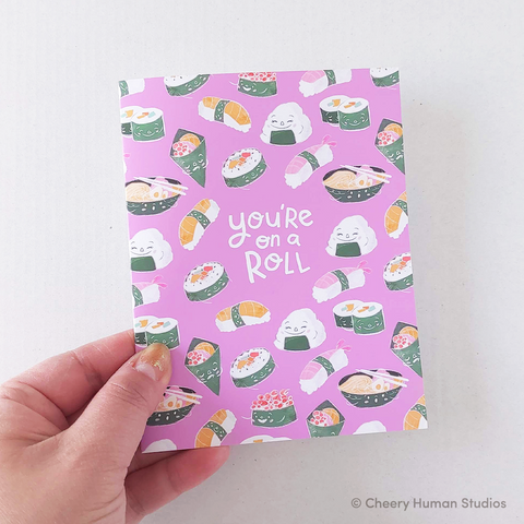 You're on a Roll - Greeting Card | Birthday | Thinking of You | Just Because