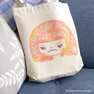 Hair Emotions 2: Bad Day - Canvas Tote Bag