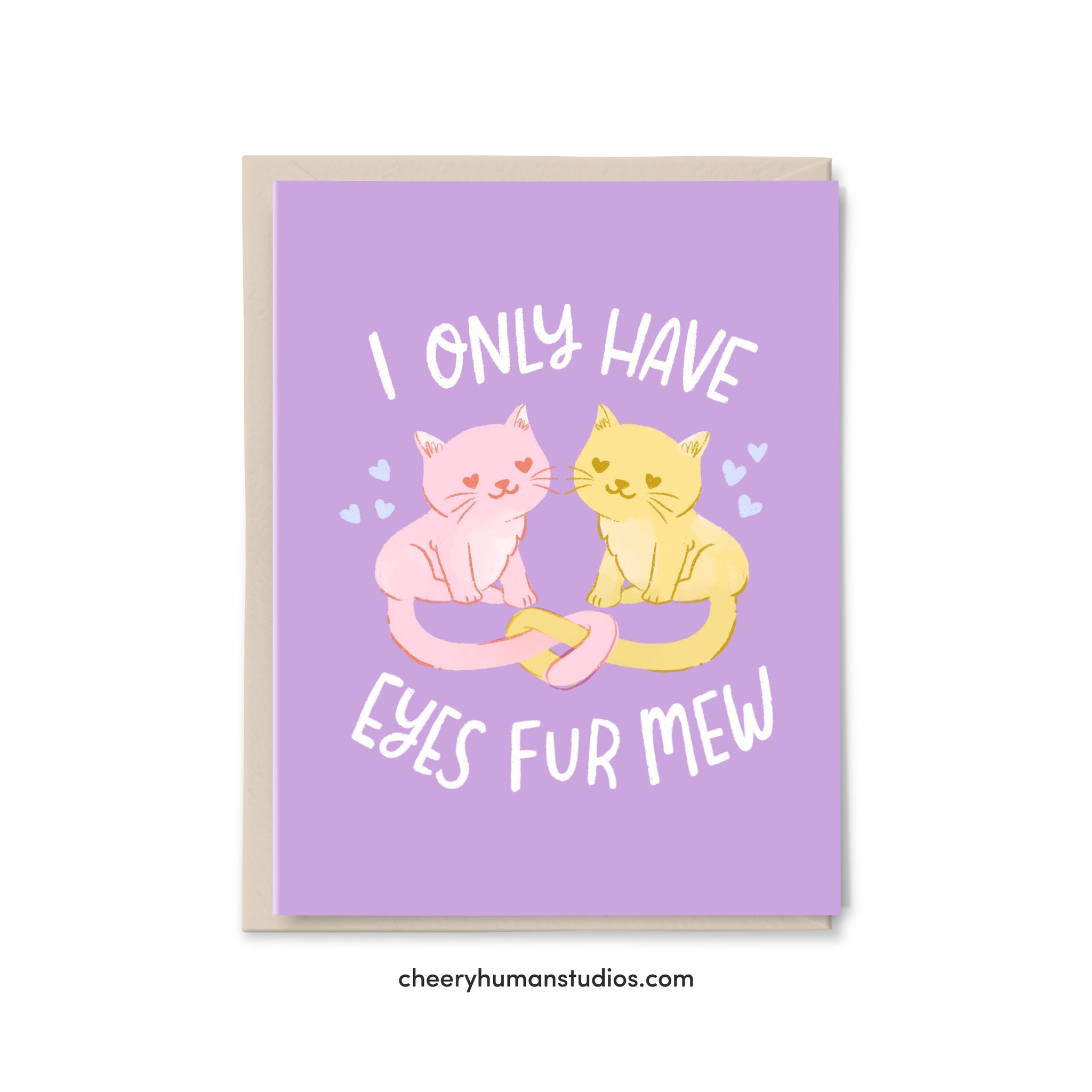 I Only Have Eyes for Mew - Greeting Card | Love Greeting Card