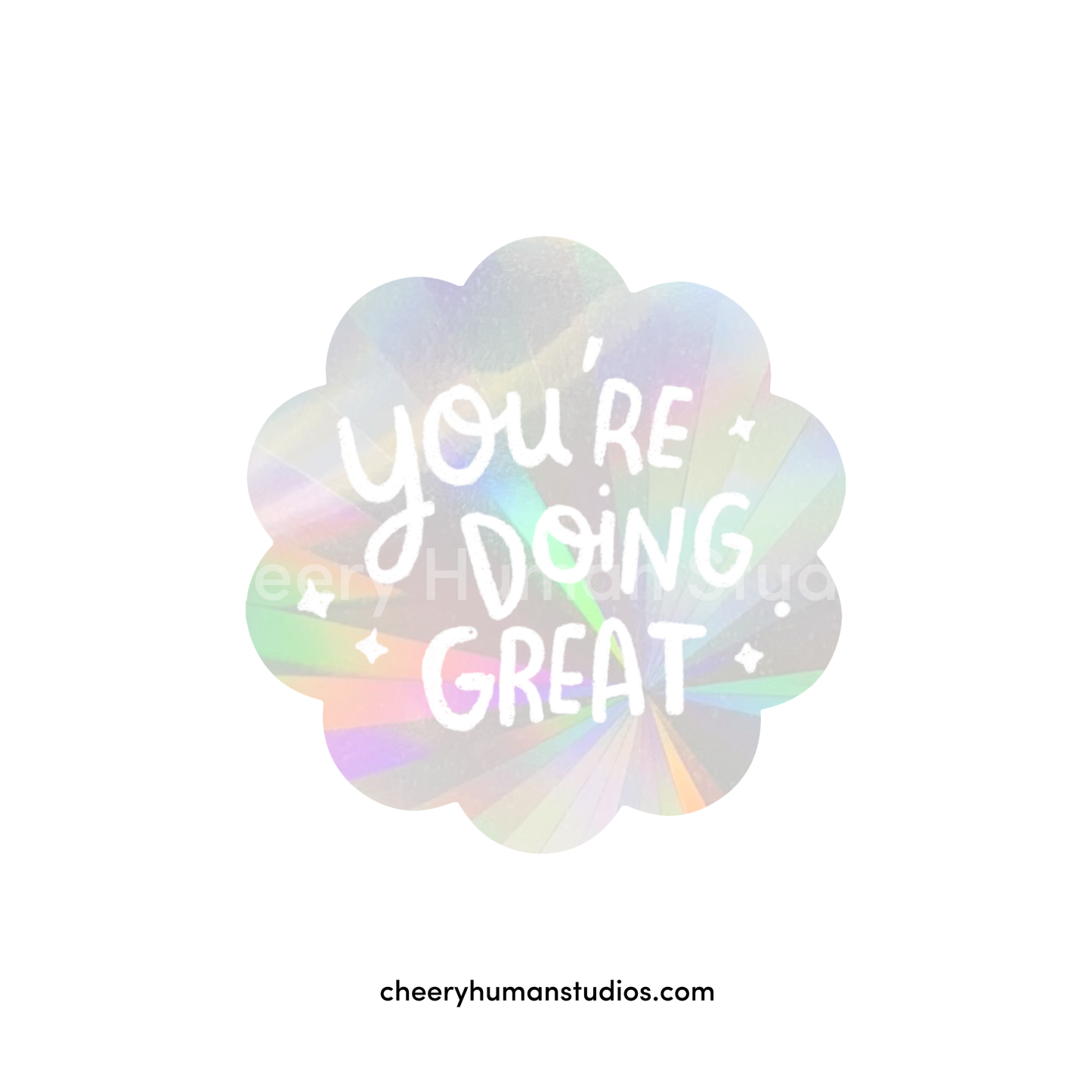 Doing Great - Rainbow Suncatcher