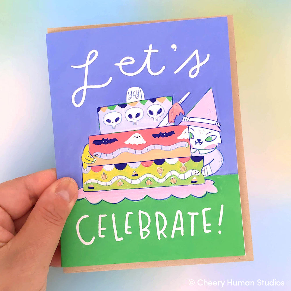 Let's Celebrate - Halloween Season Birthday Greeting Card