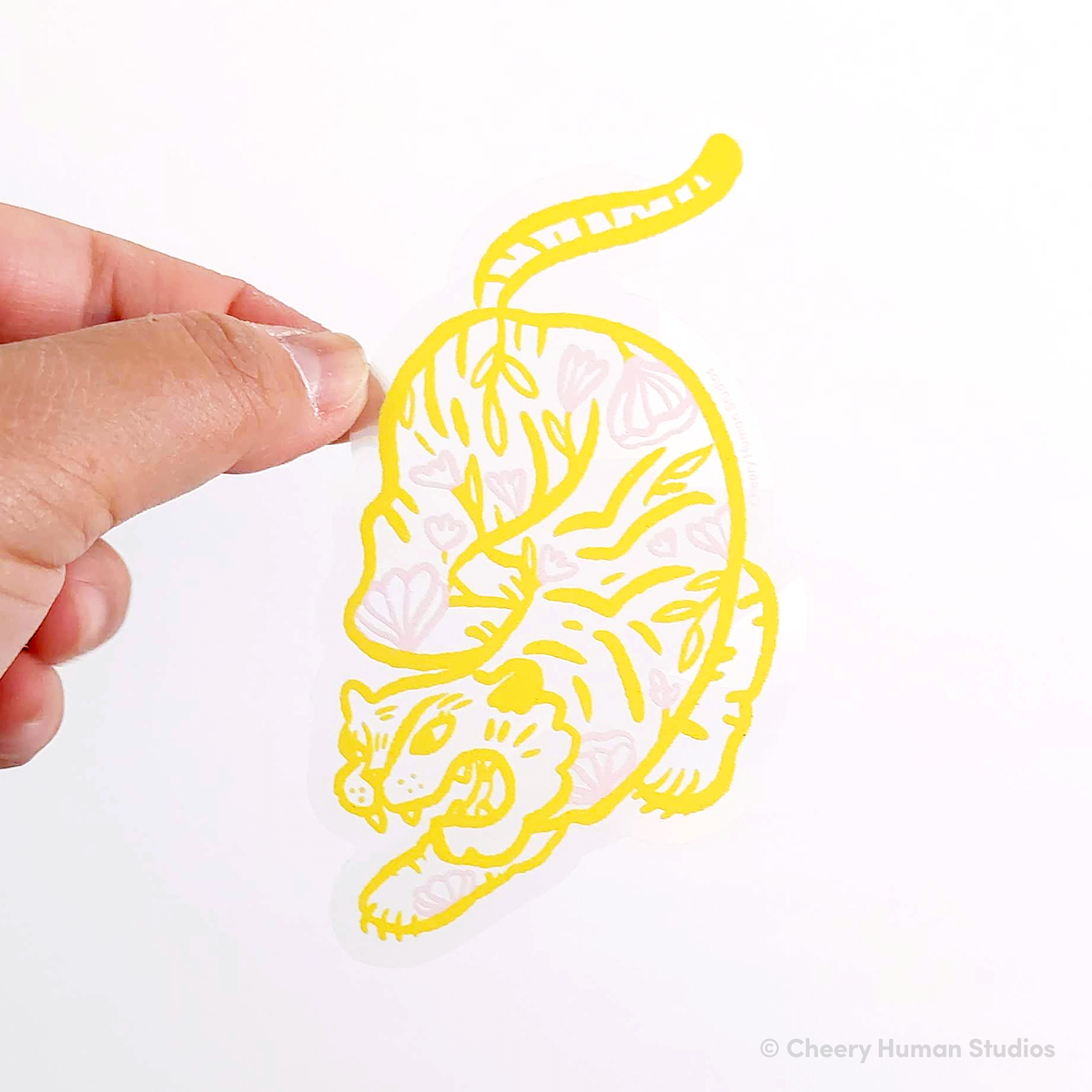 Fierce Tiger - Rainbow Suncatcher