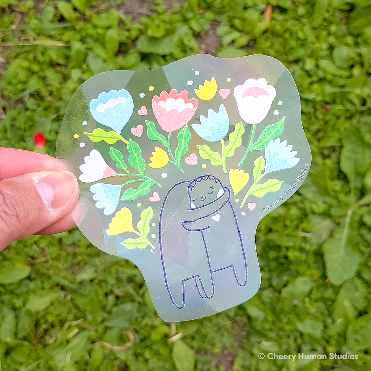 Healing Hugs - Rainbow Suncatcher