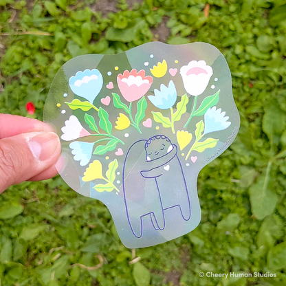 Healing Hugs - Rainbow Suncatcher