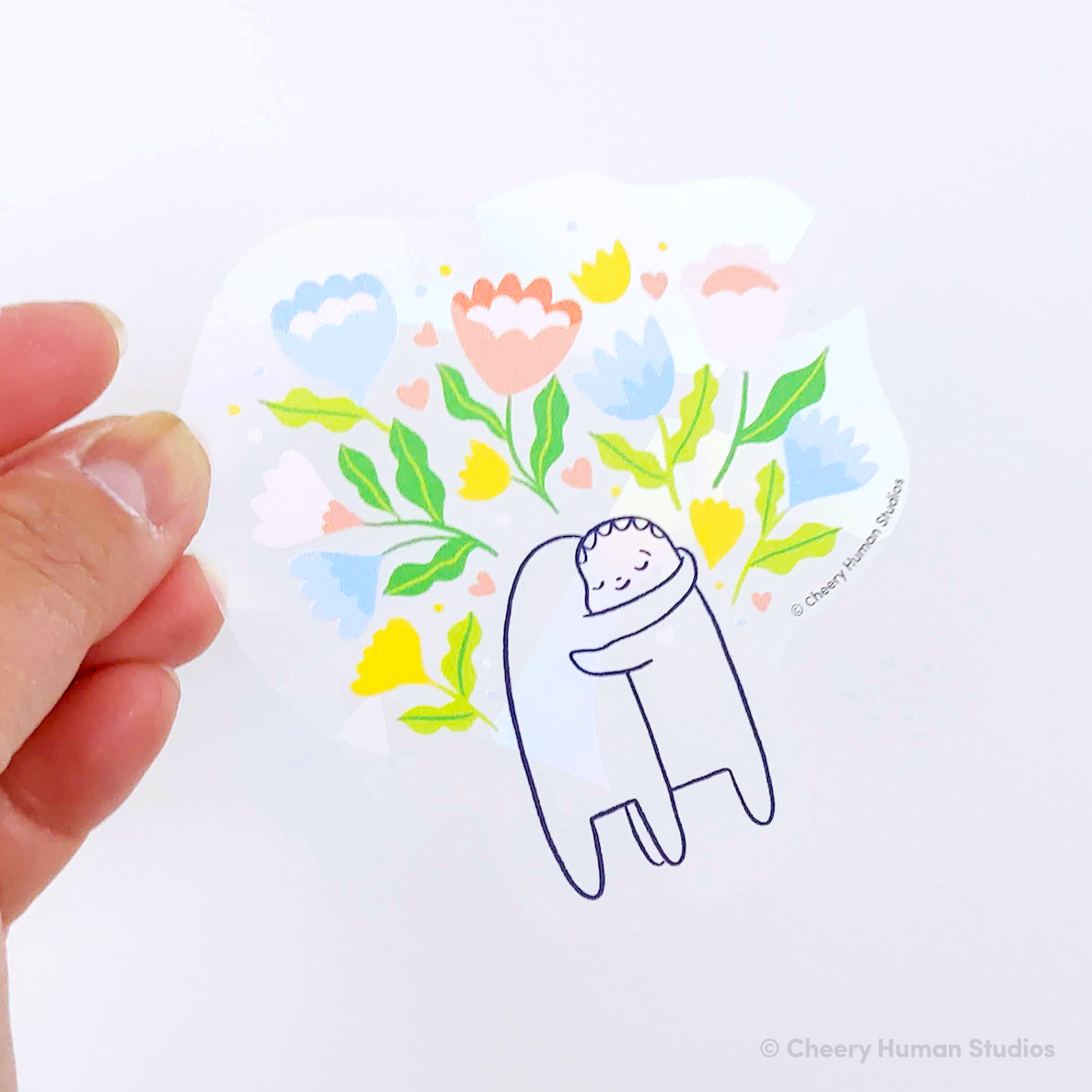 Healing Hugs - Rainbow Suncatcher