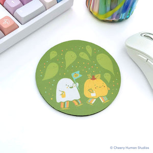 Spooky Cute Parade Coaster | Ghost & Pumpkin Coaster