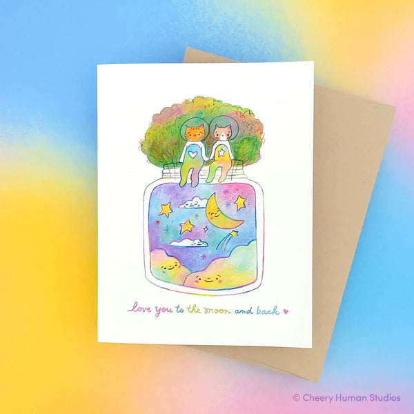 Tiny Worlds + Cats: Greeting Card Set