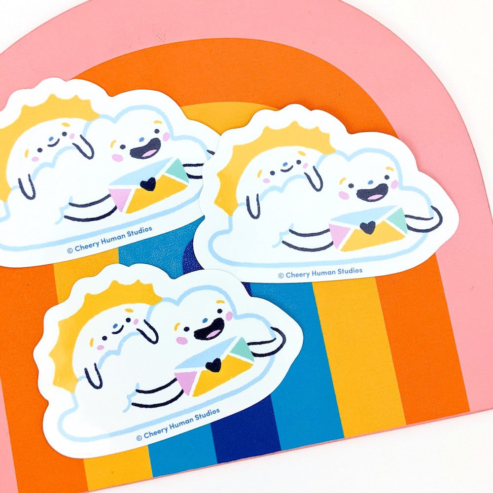 Koko the Rainbow & Friends: Snail Mail Sticker Set (2 Sticker Sheets & 4 Vinyl Stickers)