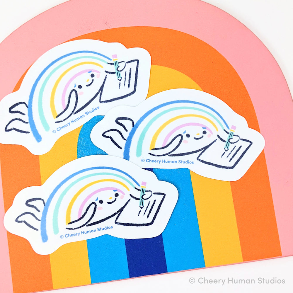 Koko the Rainbow & Friends: Snail Mail Sticker Set (2 Sticker Sheets & 4 Vinyl Stickers)