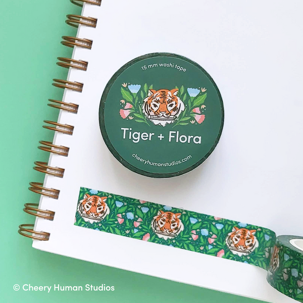 Tiger + Flora - Washi Tape