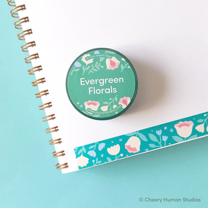 Evergreen Florals - Washi Tape