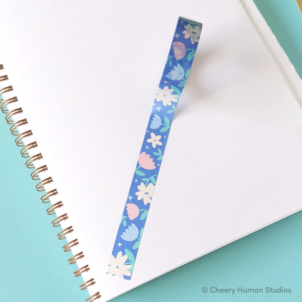Periwinkle Florals - Washi Tape