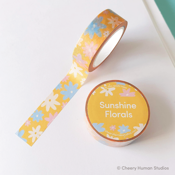 Sunshine Florals - Washi Tape
