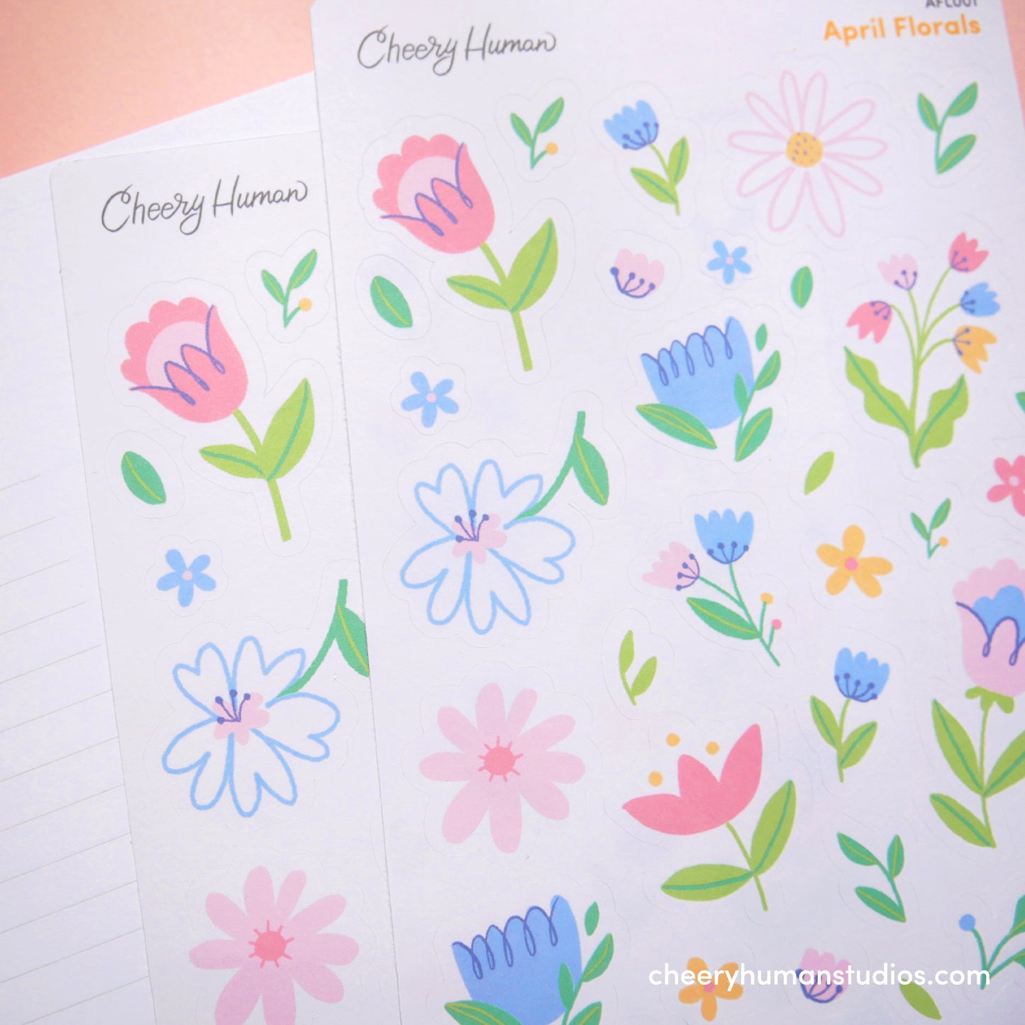 April Florals | Single Sticker Sheet or Pack of 5