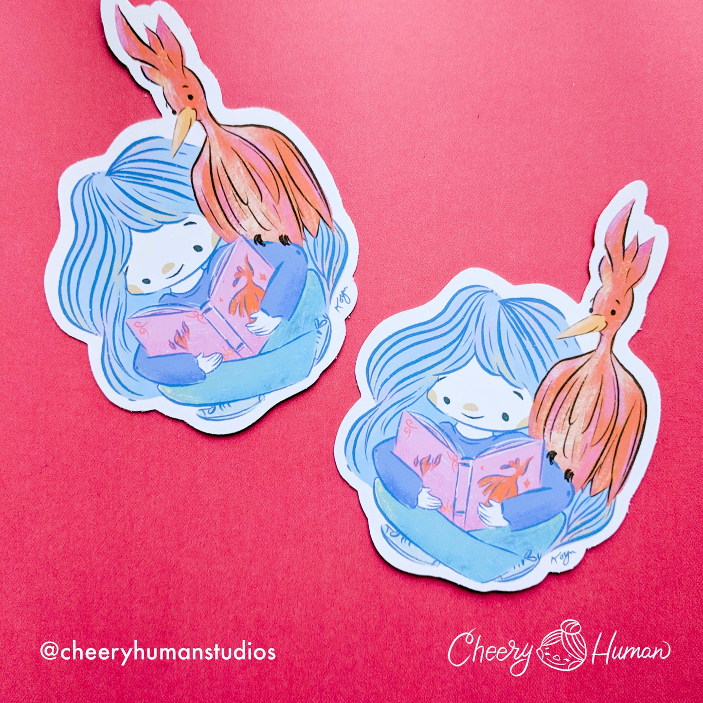 Phoenix Friend - Handmade Vinyl Sticker