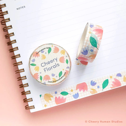 Cheery Florals - Washi Tape