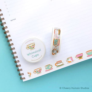 Whimsical Cups - Washi Tape