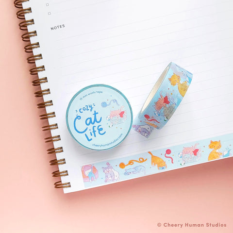 Cozy Cat Life - Washi Tape