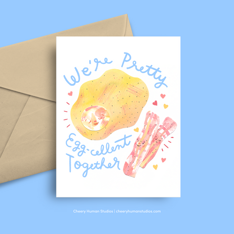 Egg-cellent Together - Greeting Card | Love & Friendship | Thinking of You
