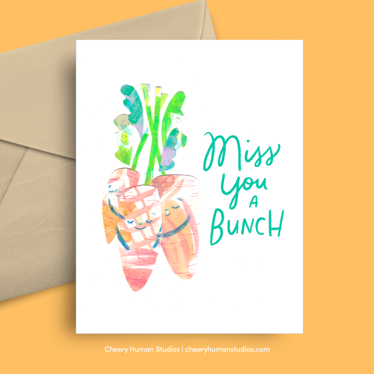 Miss you a Bunch - Greeting Card | Love & Friendship | Thinking of You