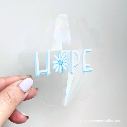 Hope - Rainbow Suncatcher