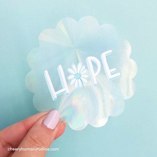 Hope - Rainbow Suncatcher