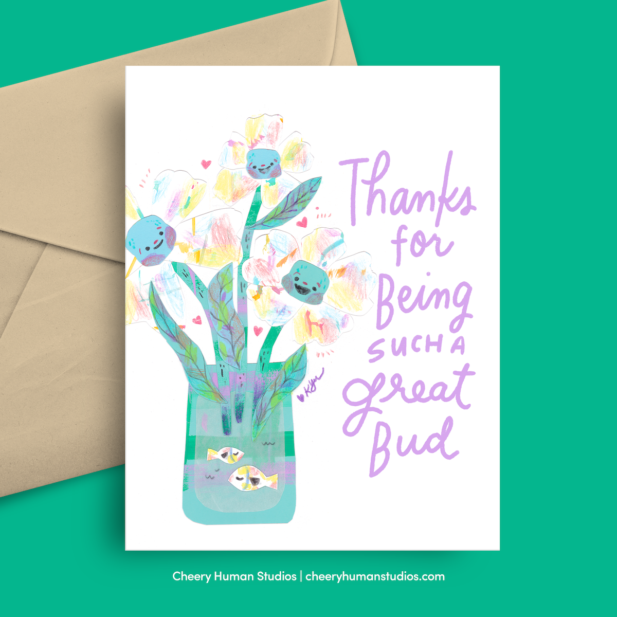 Thanks Bud - Greeting Card | Love & Friendship | Thinking of You