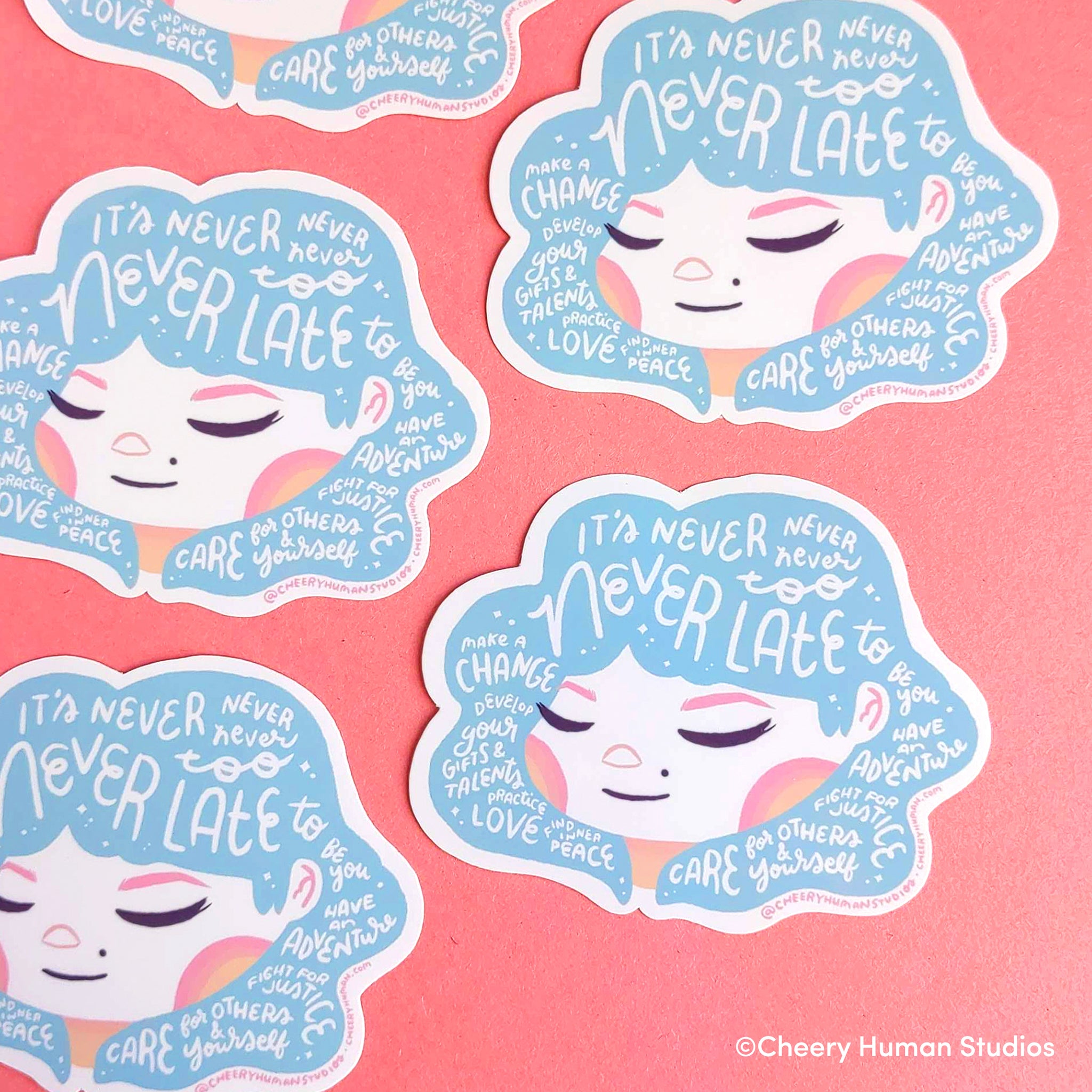 Hair Emotions 1: Never Too Late - Vinyl Sticker