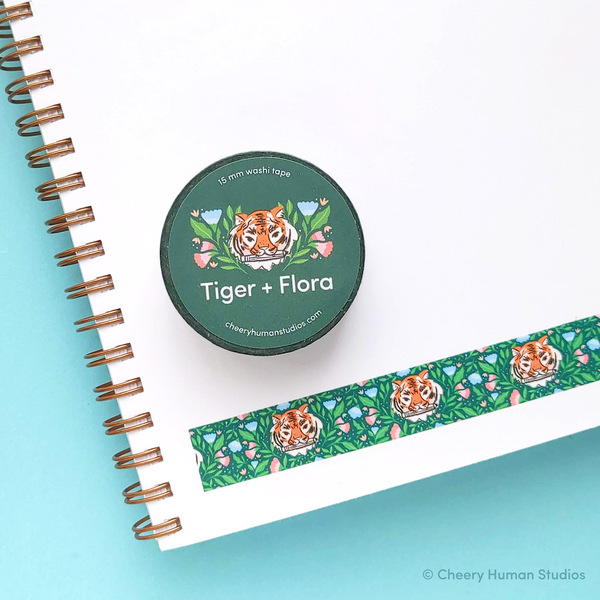 Tiger + Flora - Washi Tape