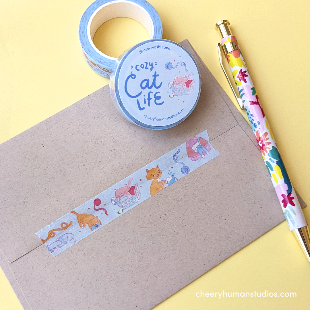 Cozy Cat Life - Washi Tape