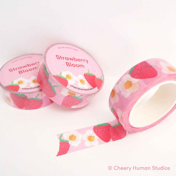 Strawberry Bloom - Washi Tape